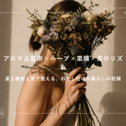 アロマ占星術 × アロマ × ハーブ × 薬膳 × 月のリズム 🌻8月、夏の疲れをやさしく癒すセルフケア